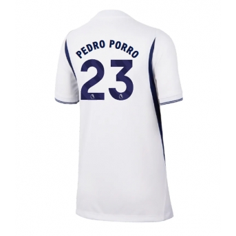Tottenham Hotspur Pedro Porro #23 Maglia Gara Casa Repliche 2026-27 Donna Maniche Corte